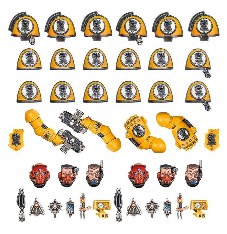 IMPERIAL FISTS: Imperial Fists Primaris Upgrades and Transfers