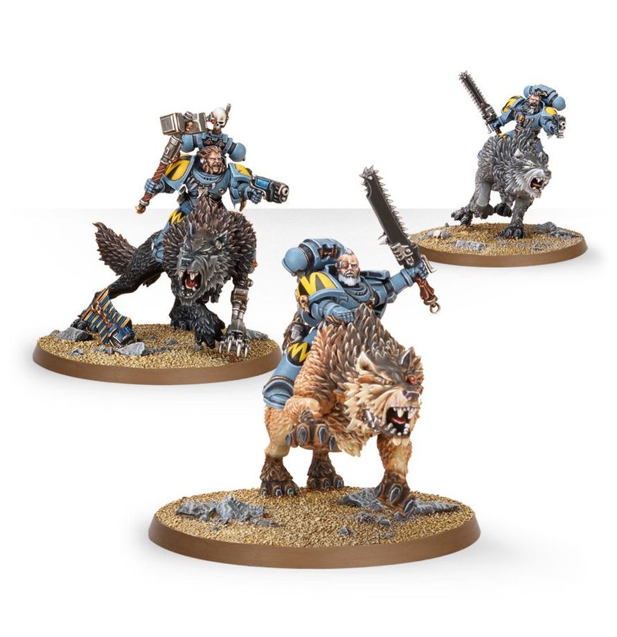 SPACE WOLVES: Thunderwolf Cavalry