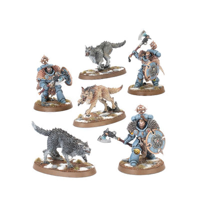 SPACE WOLVES: Wolf Guard Headtakers