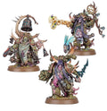 DEATH GUARD: Malignant Plaguecaster, Noxious Blightbringer, and Plague Marine Champion
