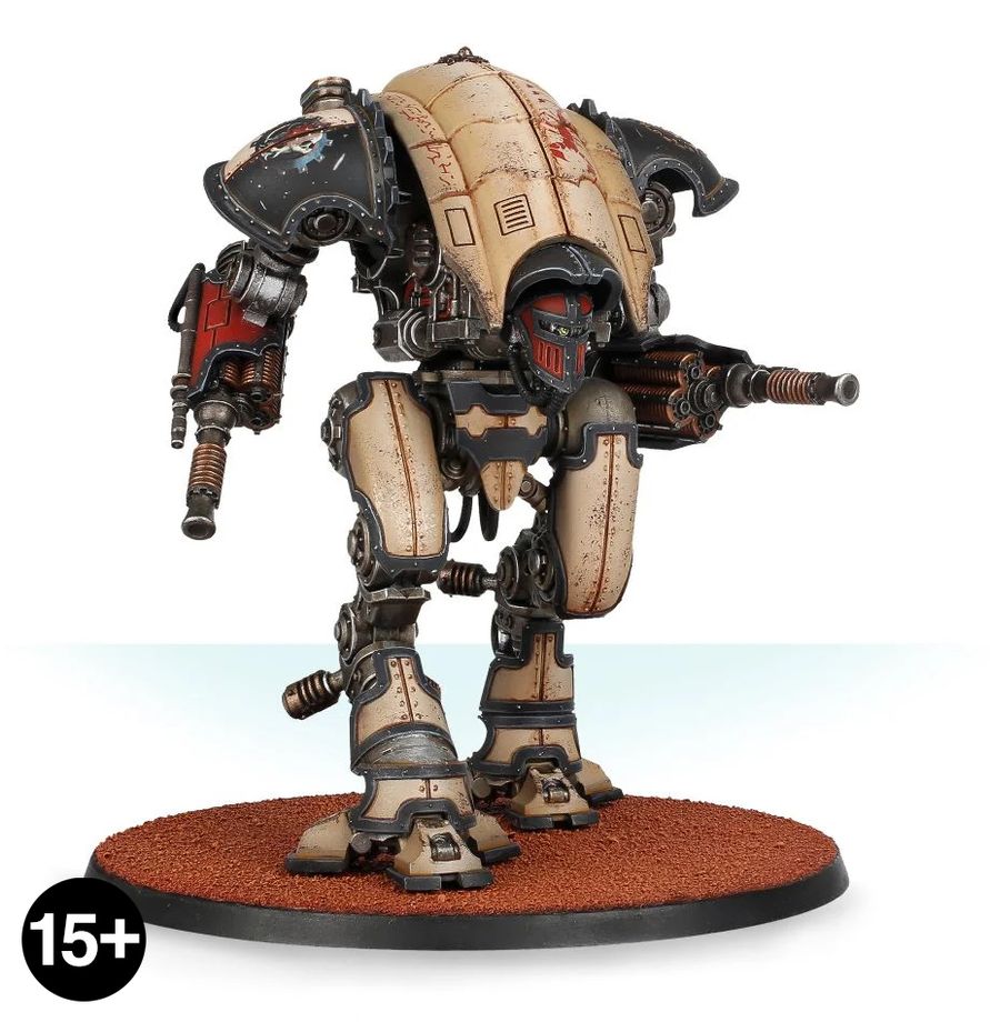Mechanicum Knight Moirax with Lightning Locks